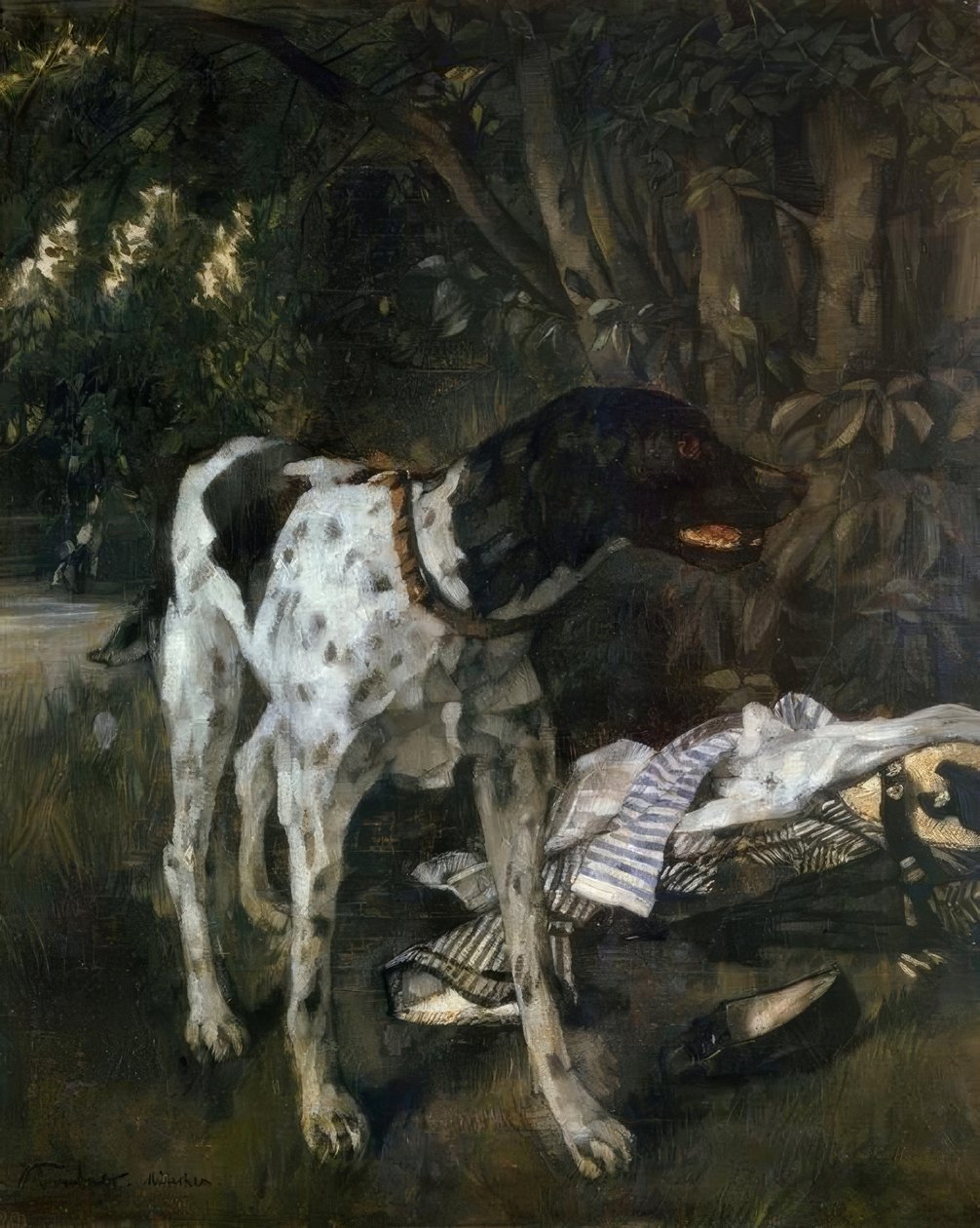 Stráž od Wilhelm Trübner