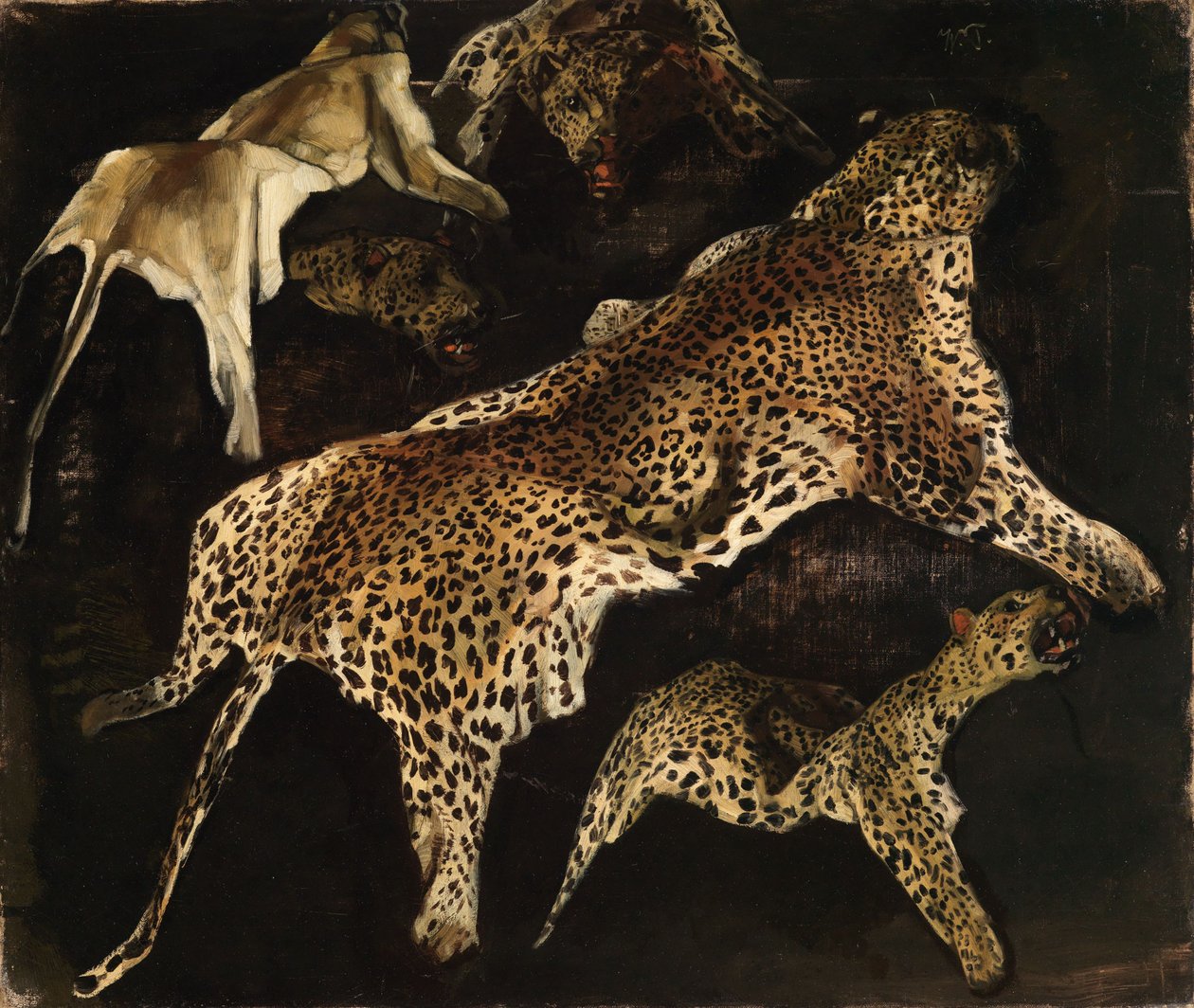 Leopardí kůže od Wilhelm Trübner