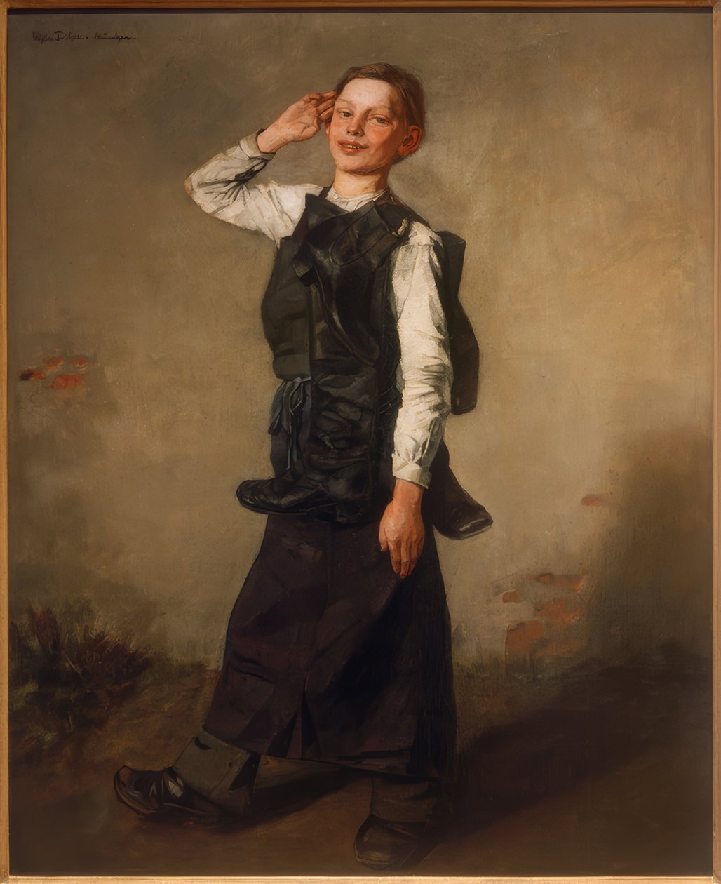 Švec chlapec od Wilhelm Trübner