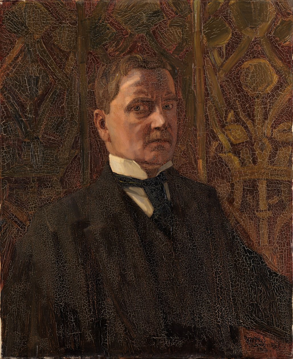 Autoportrét od Wilhelm Trübner