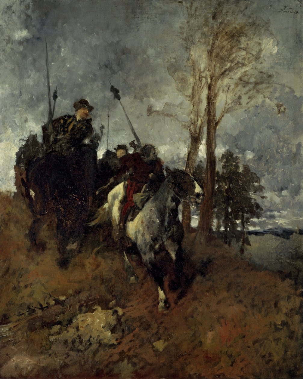 křoví rytíř od Wilhelm Von Diez