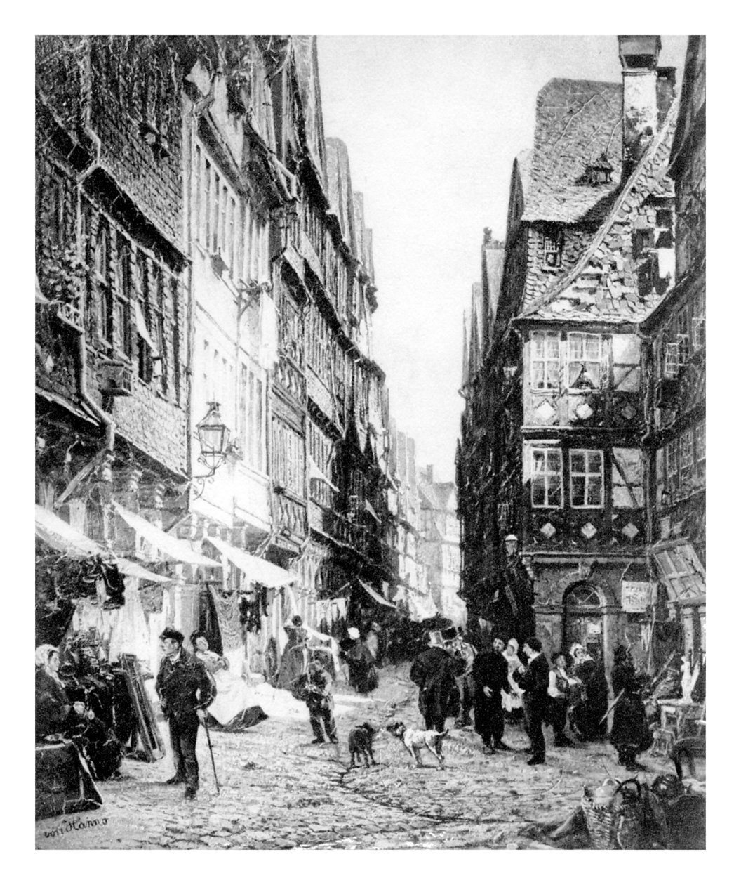 Ghetto ve Frankfurtu od Wilhelm von Hanno
