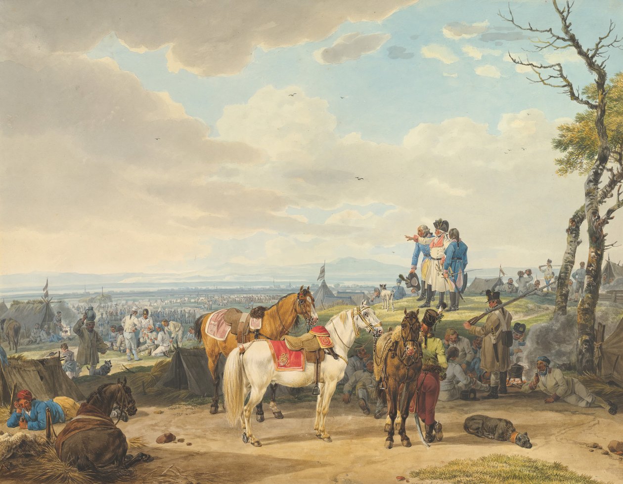 Rakouští vojáci, konec 18.-19. století. od Wilhelm von Kobell
