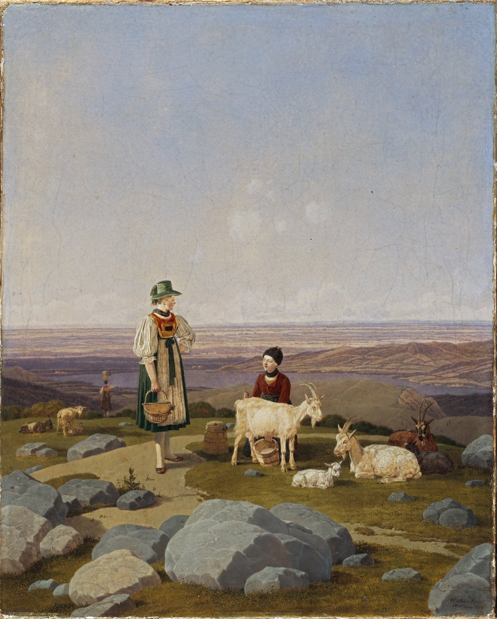 Německy: Auf der Geisalm Na Geisalmu od Wilhelm von Kobell
