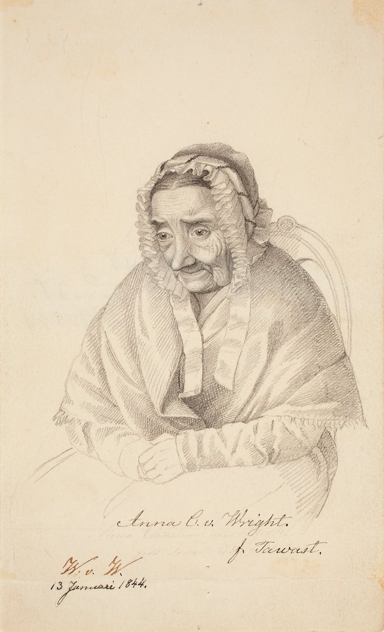 Anna Christina von Wright, umělcova babička od Wilhelm von Wright