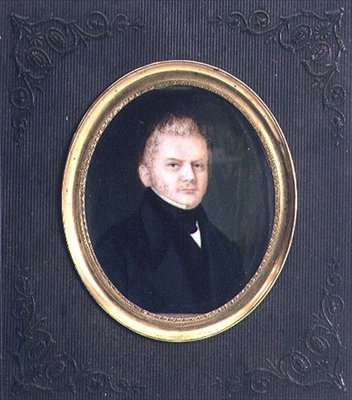 Portrét Alexandra Muravyova, kolem roku 1840 (akvarel a kvaš) od Wilhelmina Feodorovna Gebhard