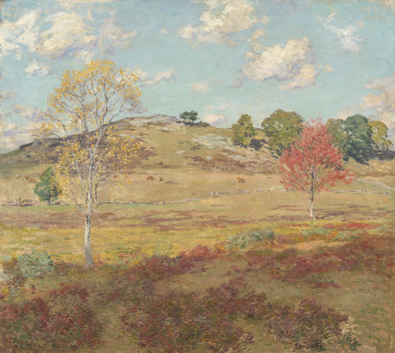 Začátek podzimu, 1905 od Willard Leroy Metcalf