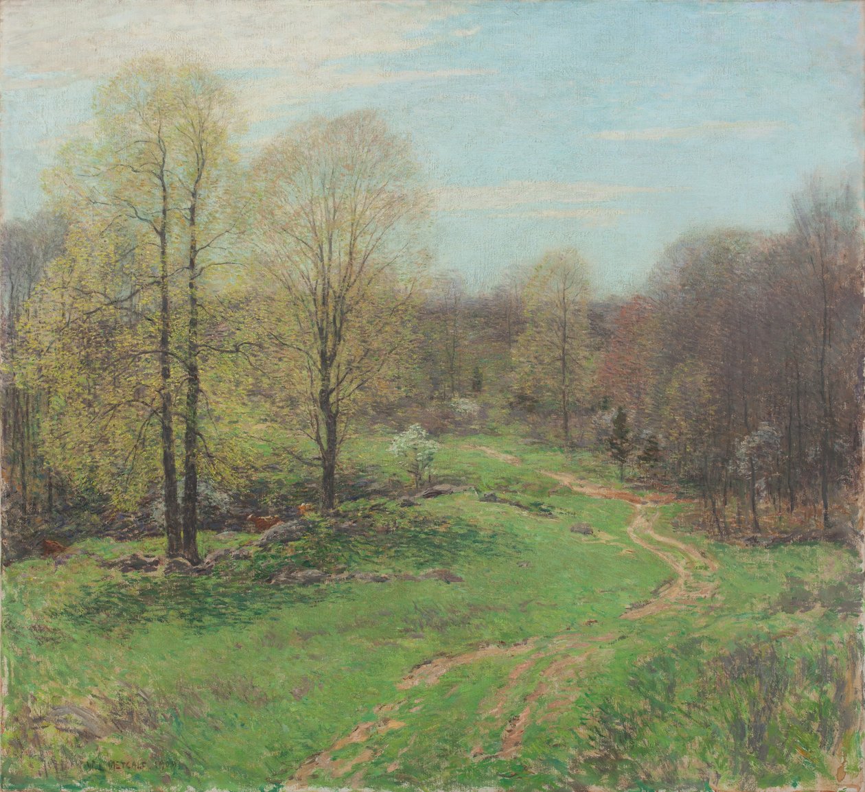 Předehra, 1909 od Willard Leroy Metcalf