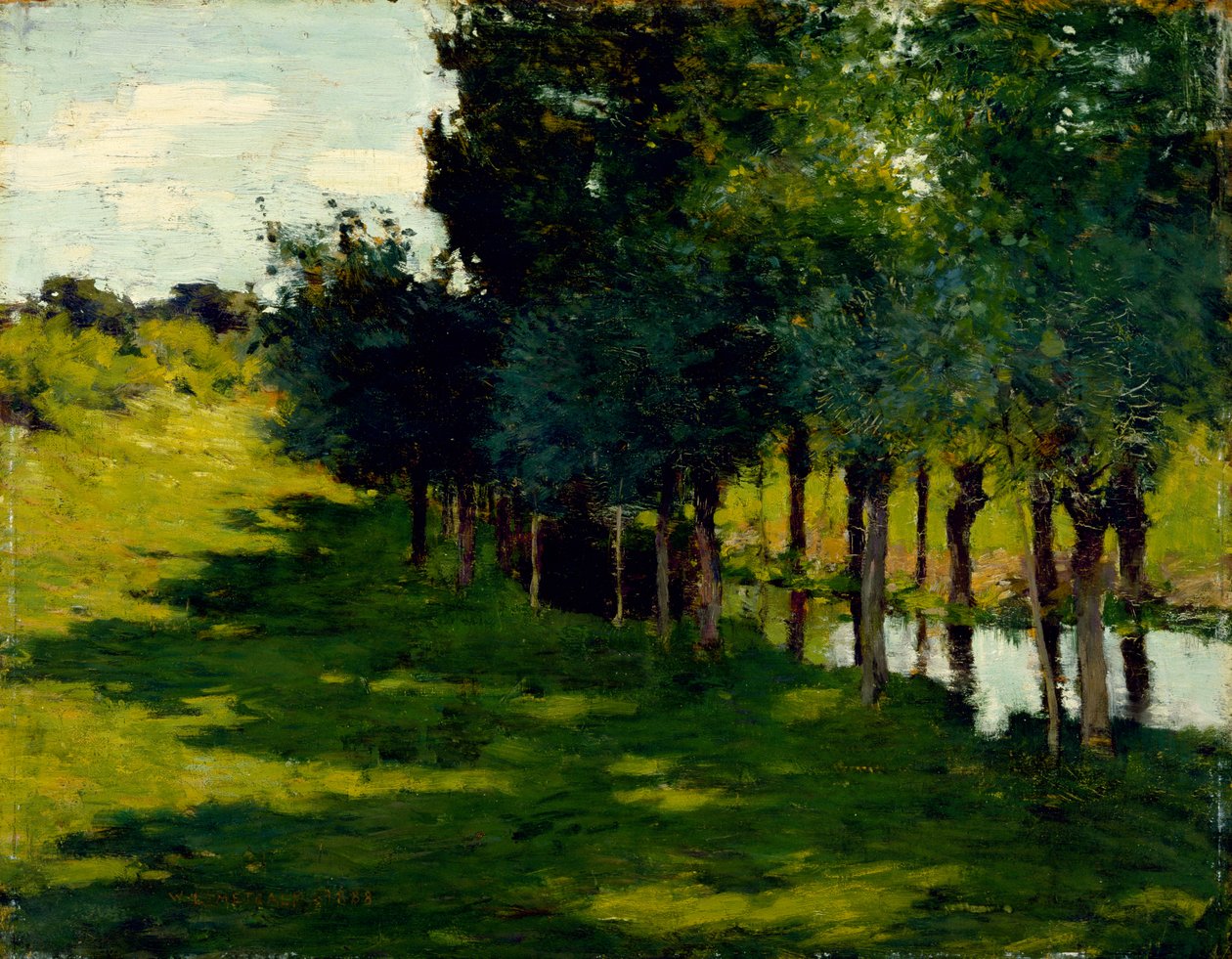 Sluneční světlo a stín, 1888 od Willard Leroy Metcalf