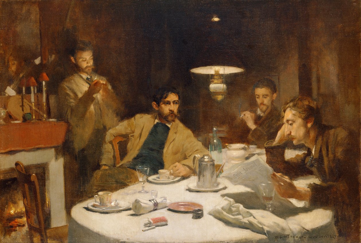 Deset centová snídaně od Willard Leroy Metcalf