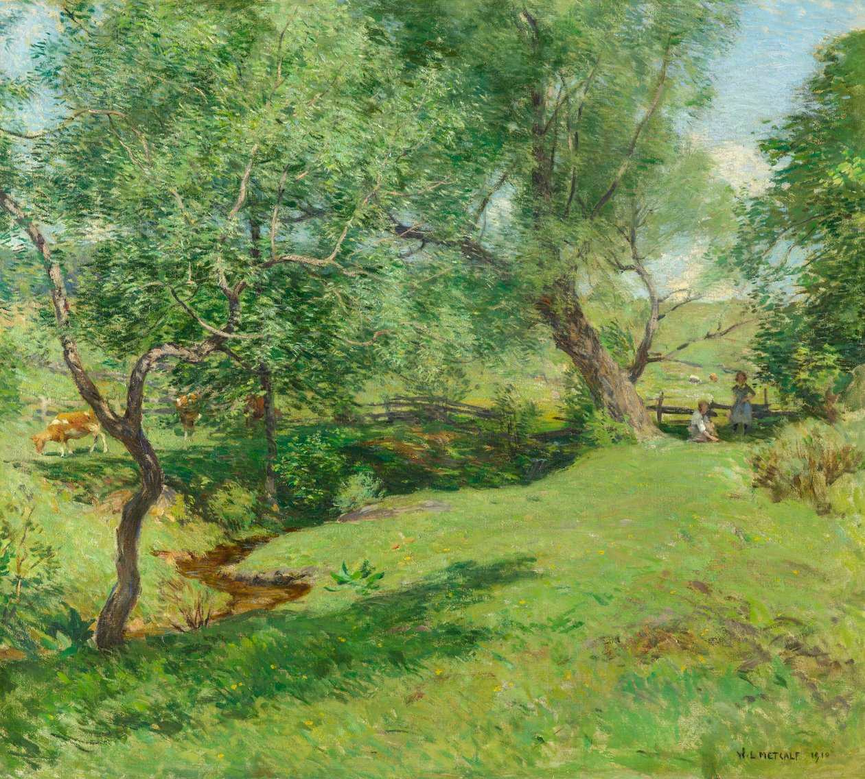 června pastorační od Willard Leroy Metcalf