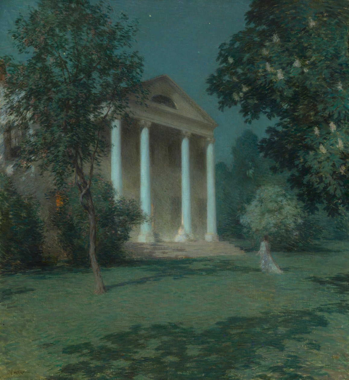 Májová noc od Willard Leroy Metcalf