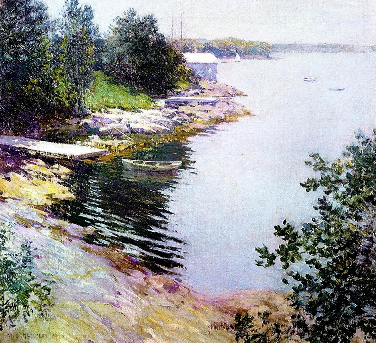 Malý Bílý dům, 1919 od Willard Leroy Metcalf