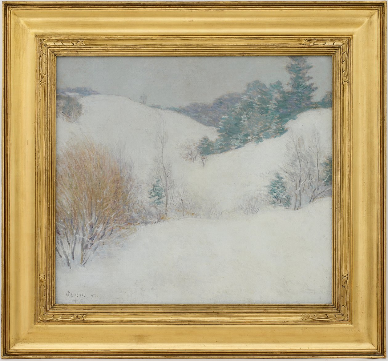Bílá pastvina od Willard Leroy Metcalf