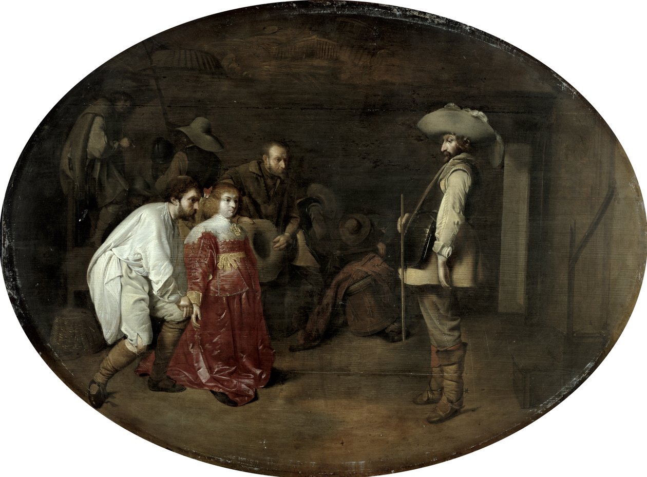 Přiveden před kapitánem (olej na dubovém panelu) od Willem Cornelisz Duyster