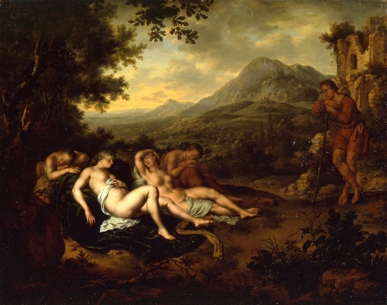 Panel Cimon a Iphigenia od Willem Van Mieris