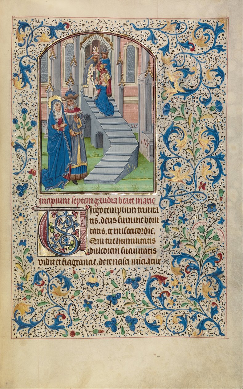 Prezentace Panny Marie v chrámu od Willem Vrelant