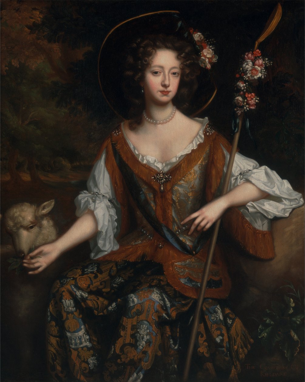 Elizabeth Jones, hraběnka z Kildare od Willem Wissing