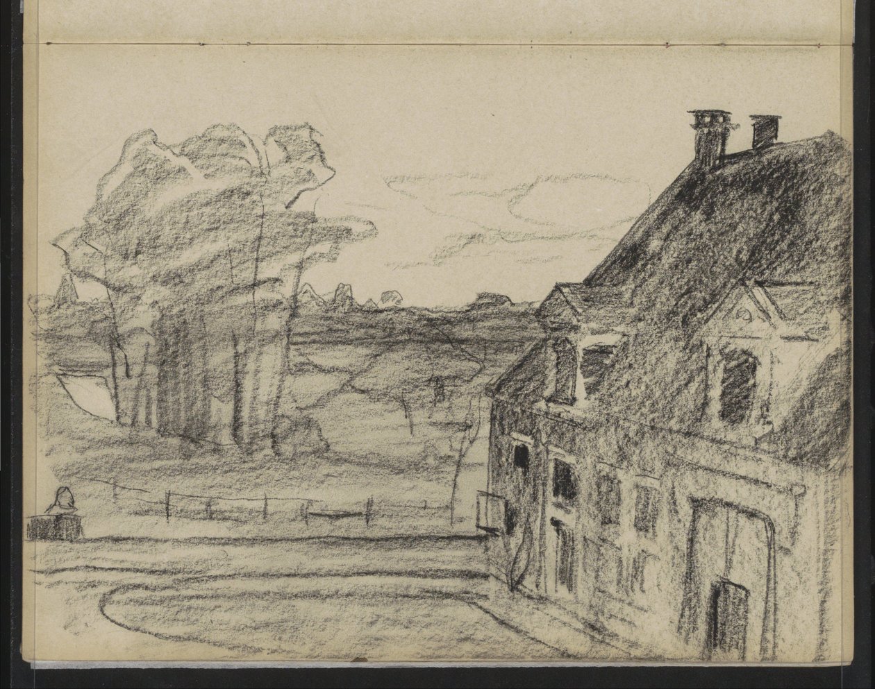 Pohled na venkovské sídlo od Willem Arnoldus Witsen