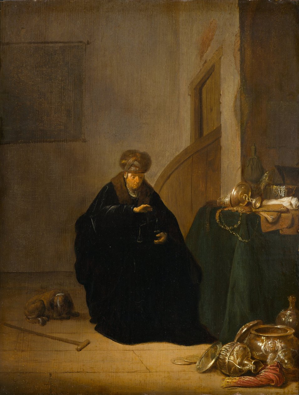 Zlatá váha od Willem de Poorter