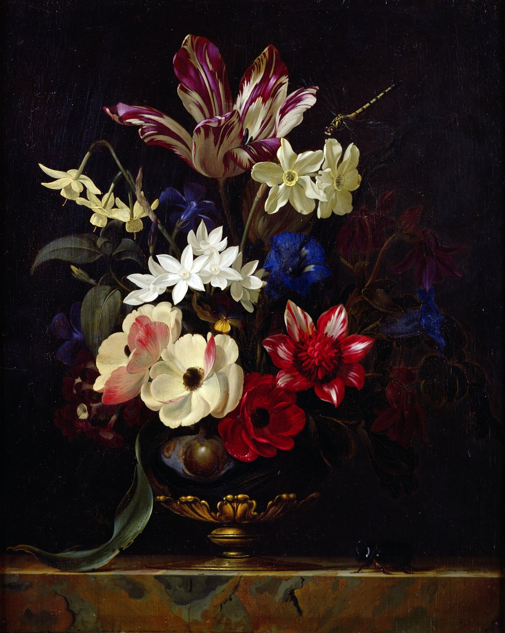 Zátiší s květinami od Willem van Aelst