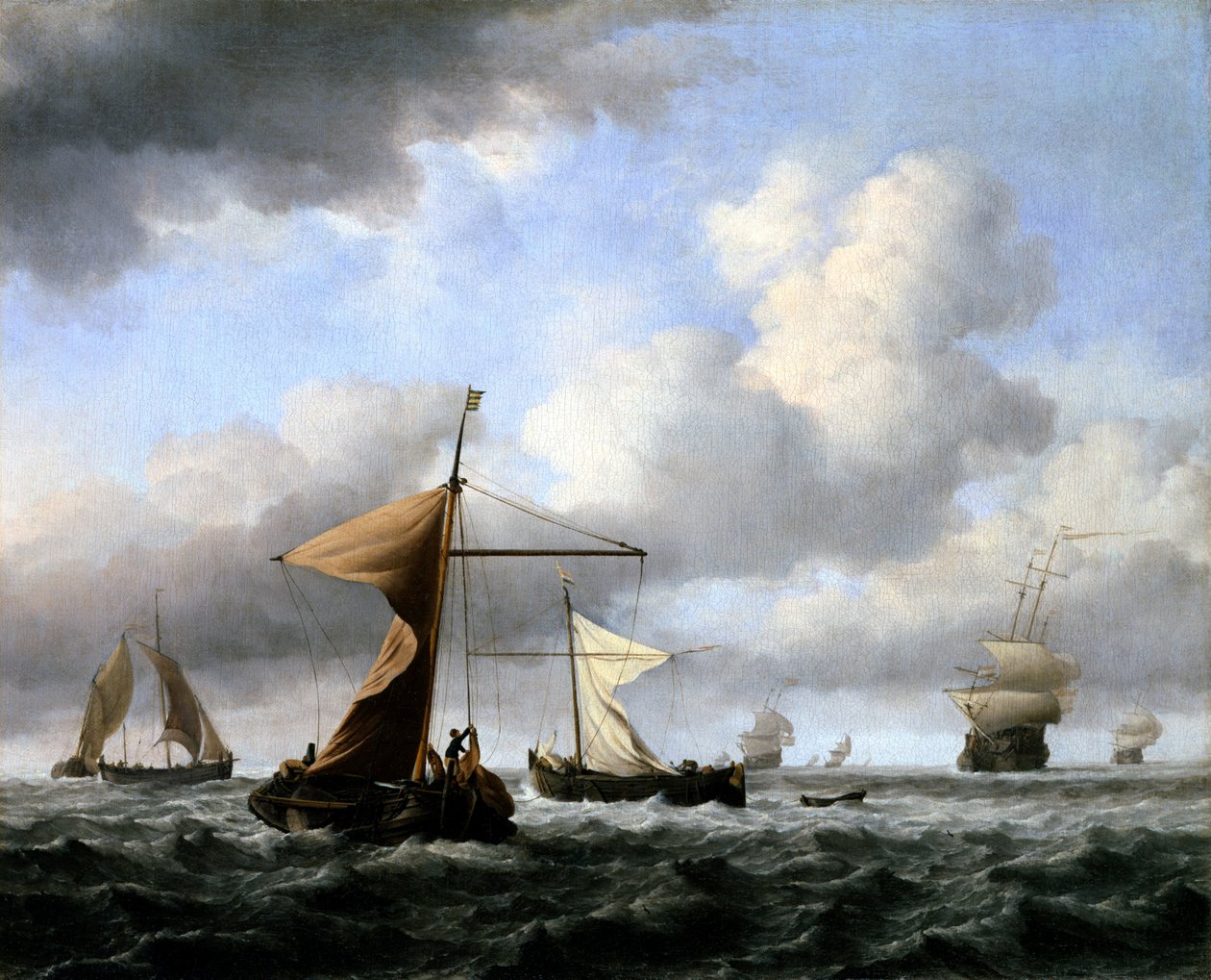 Svižný vánek od Willem van de Velde the Younger