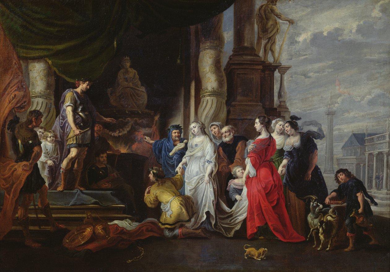 Kontinence Scipia (237-183 př.nl) od Willem van the Elder Herp
