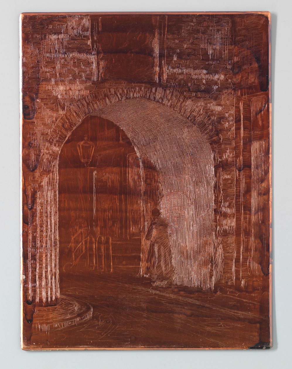 Vězeňská brána v Haagu pro obnovu od Willem Adrianus Grondhout (signed by artist)