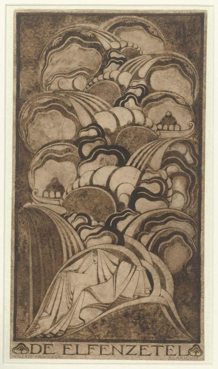 De Elfenzetel (původní název na objektu) od Willem Arondéus (signed by artist)