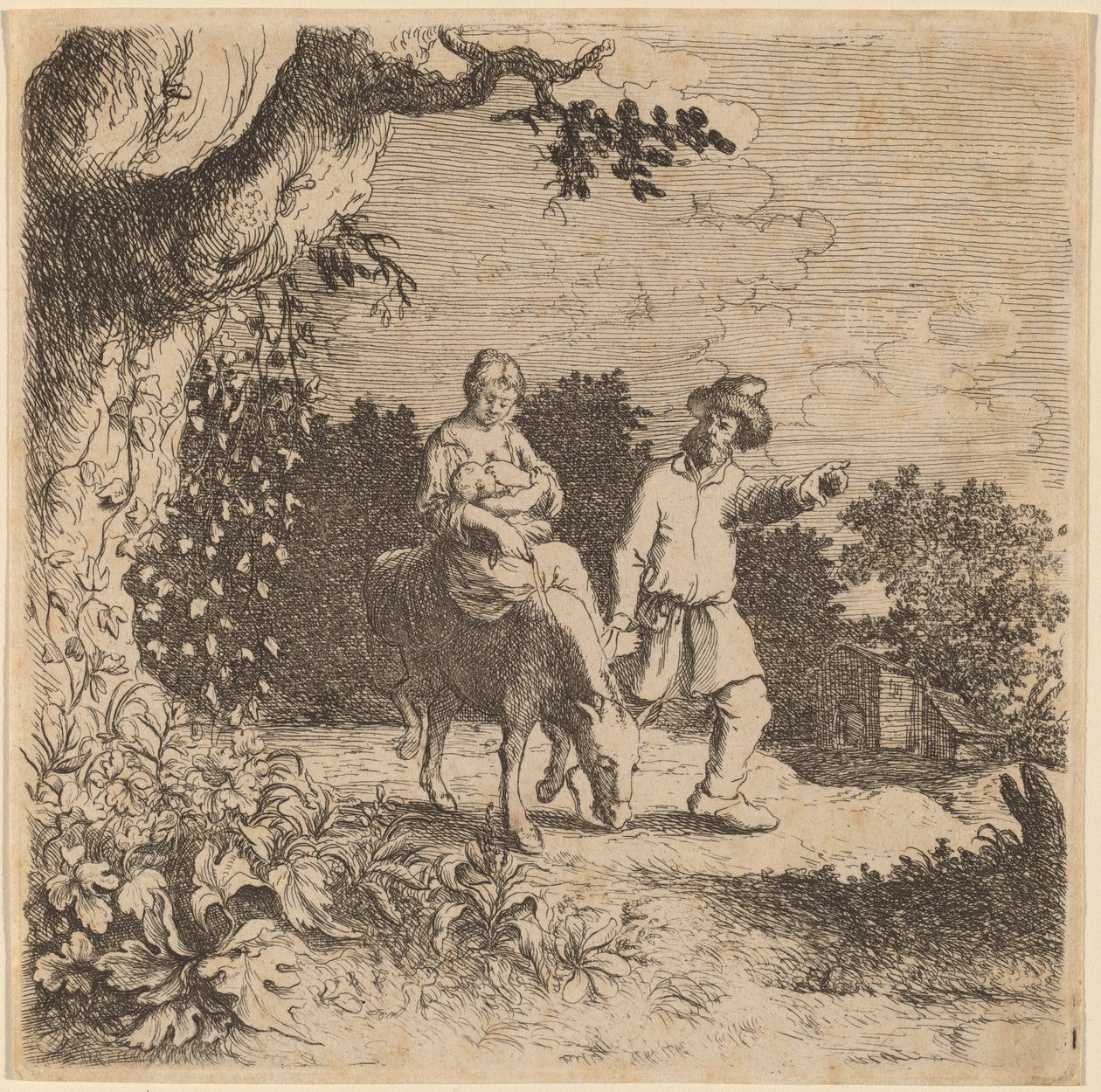 Útěk do Egypta, c. 16301660. od Willem Basse