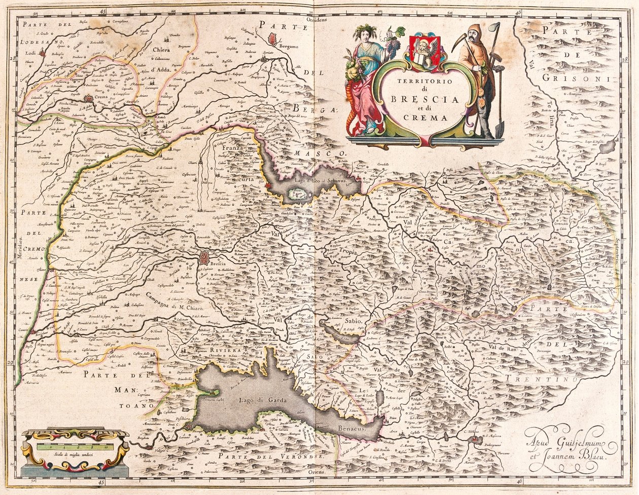 Brescia, Crema, Itálie, in 