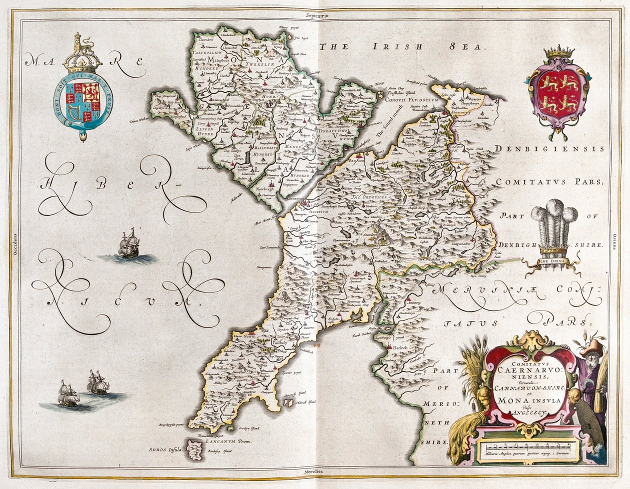 Carnarvonshire and Anglesey, in 
