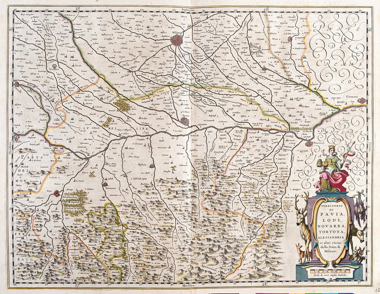 Města: Theatrum Orbis Terrarum, sive Atlas Novus", Willem Blaeu, Amsterdam od Willem Blaeu