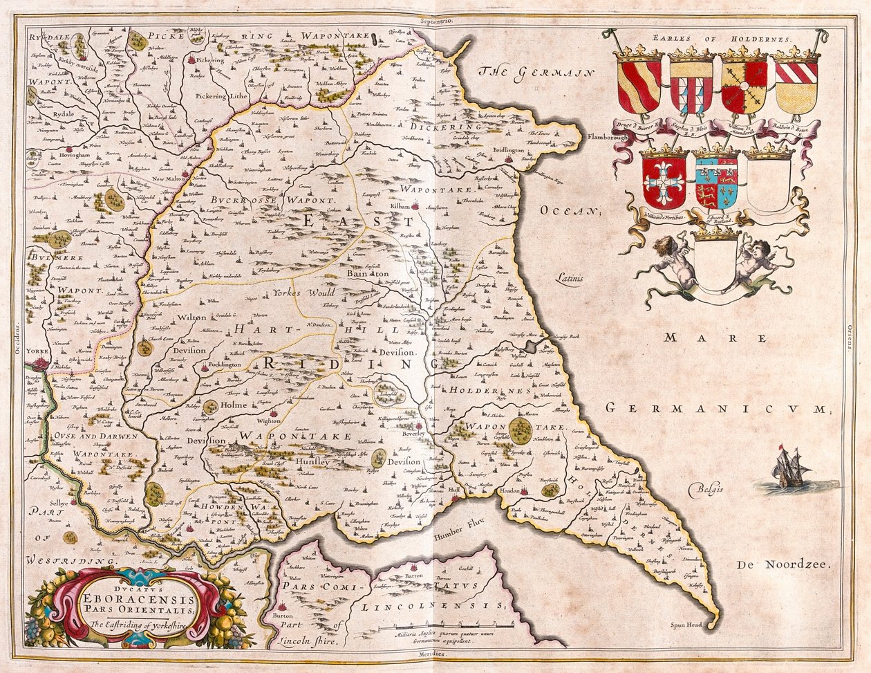 East riding of Yorkshire, in 