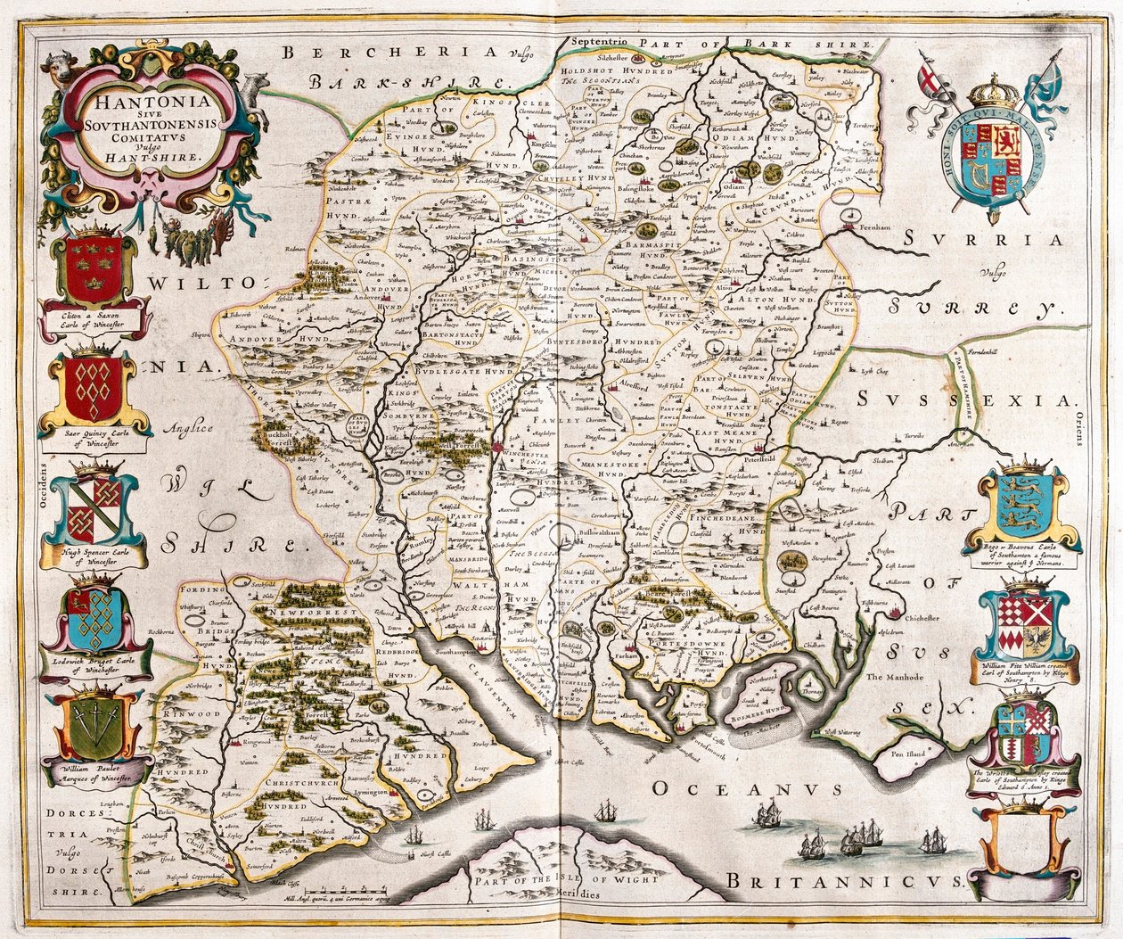 Hampshire and southampton, in 