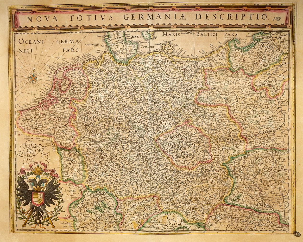 Moderní Německo ze světového divadla Willem Bleau, Amsterdam od Willem Blaeu