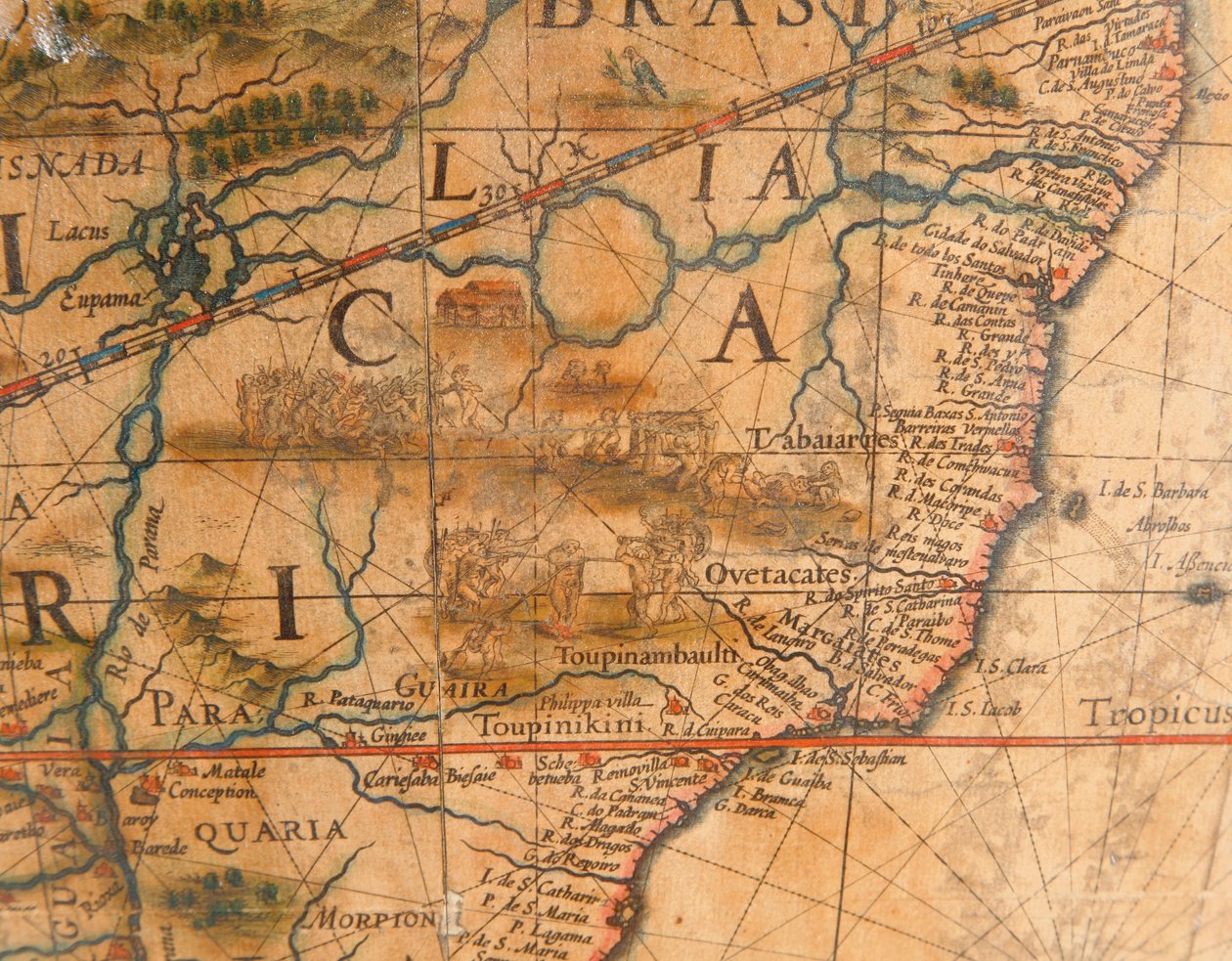 Velký pár knihovních glóbů, pozemský 1645/48, nebeský po cca 1630 od Willem Blaeu