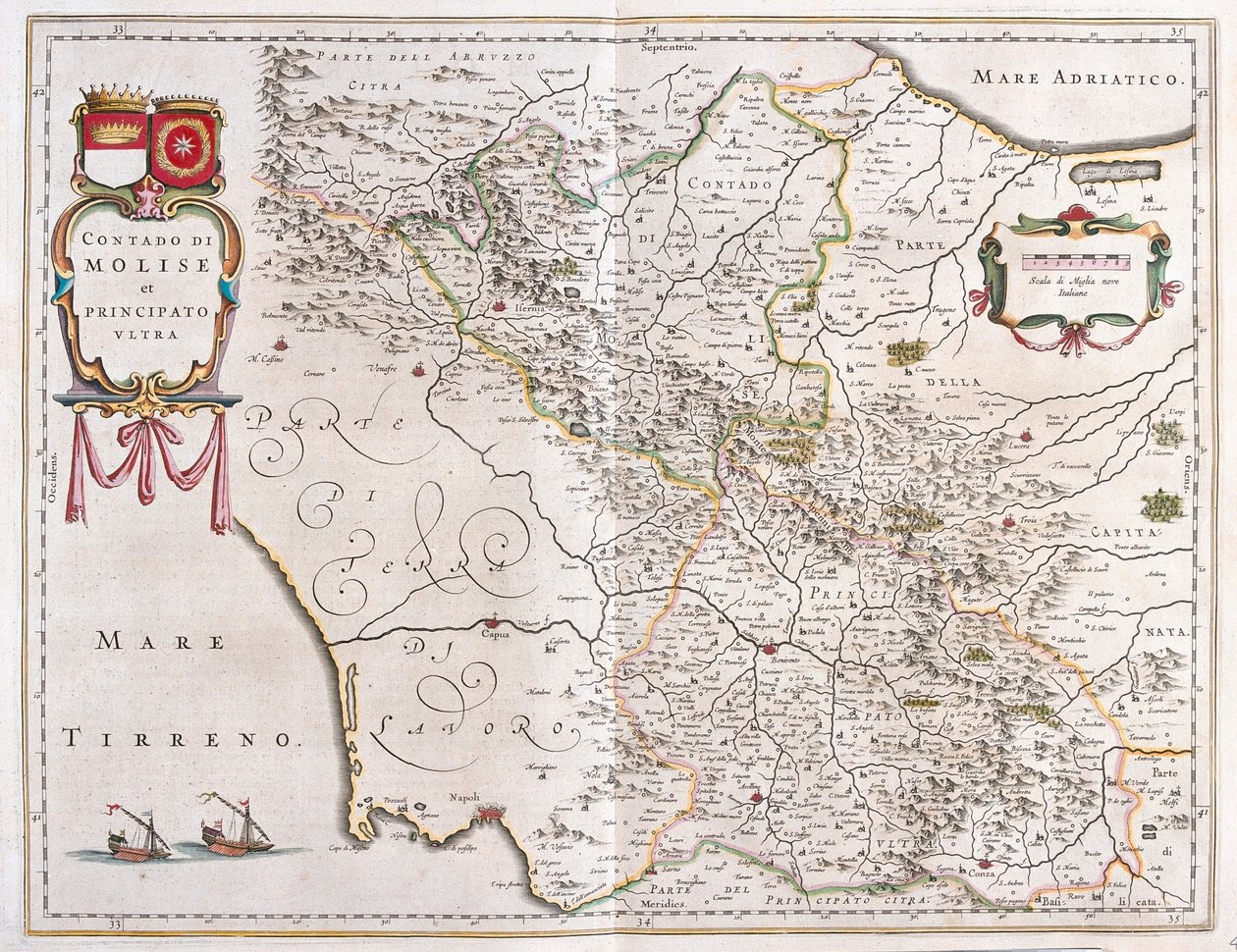 Molise, Benevento, Avellino, Itálie,in 