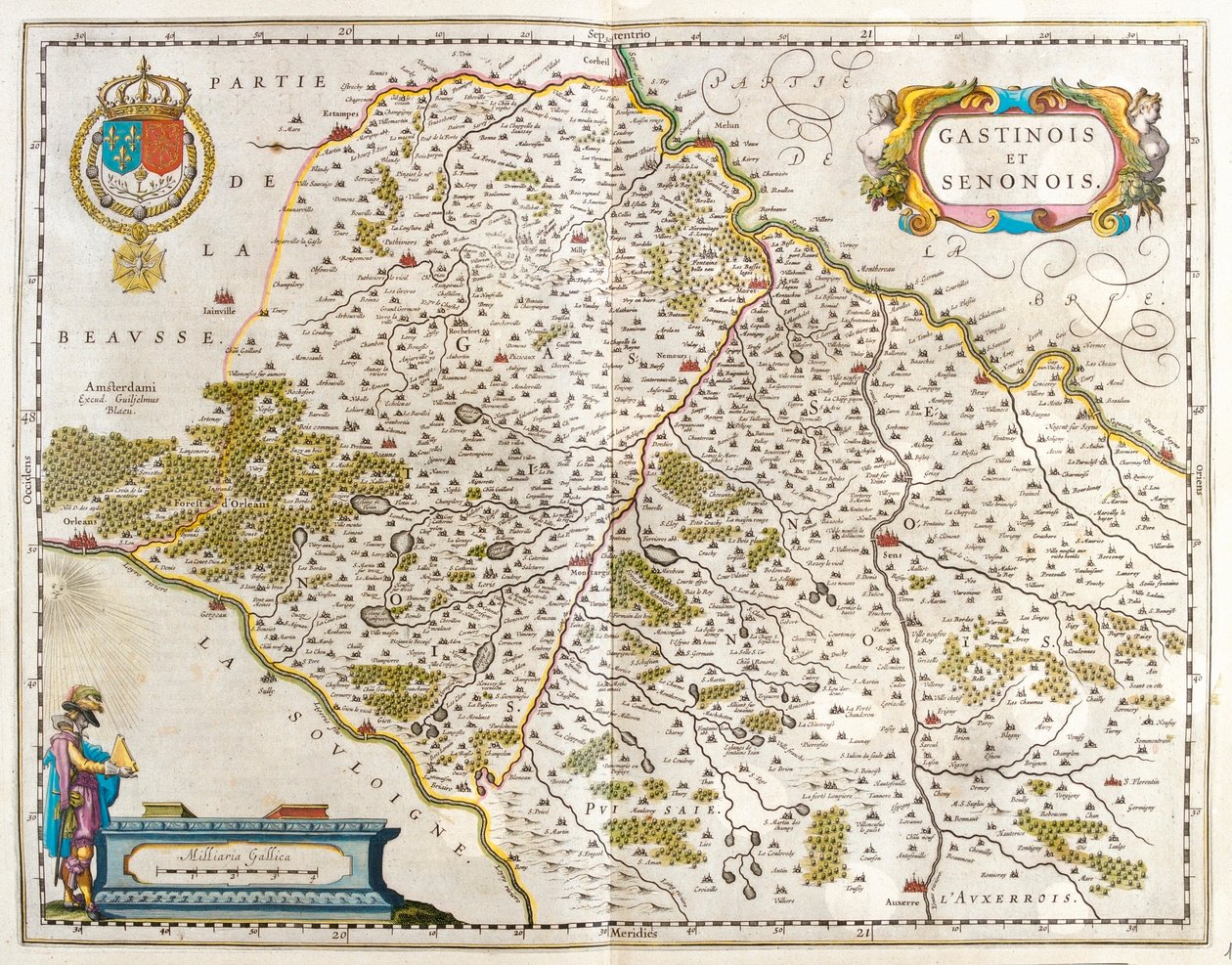 Orleans - estampes - corbeil - Sens - auxerre - region Loire, in 
