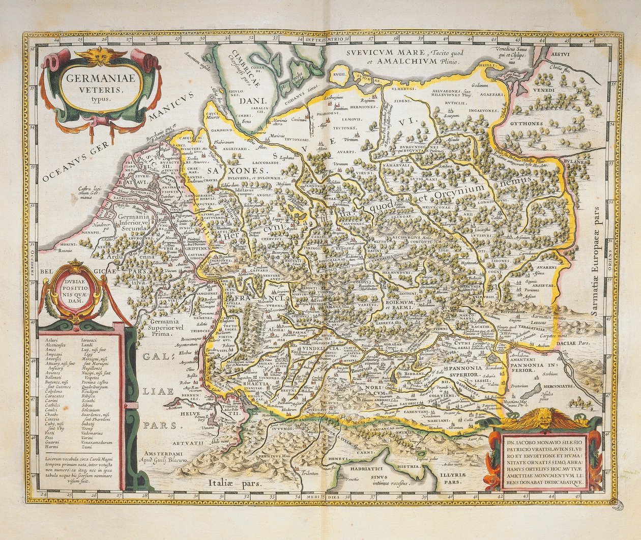 Staré Německo ze světového divadla Willem Bleau, Amsterdam od Willem Blaeu
