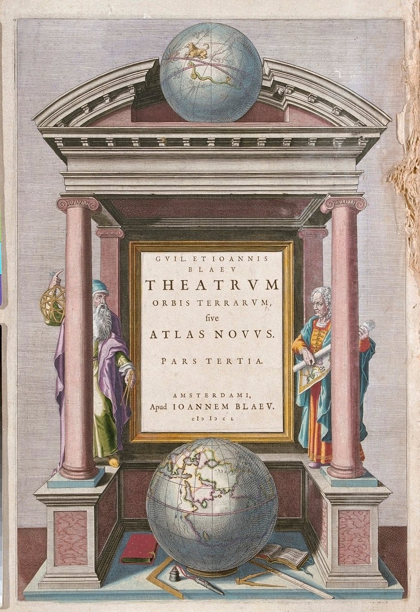 v "Theatrum Orbis Terrarum, sive Atlas Novus" Willema Blaeua, Amsterdam od Willem Blaeu