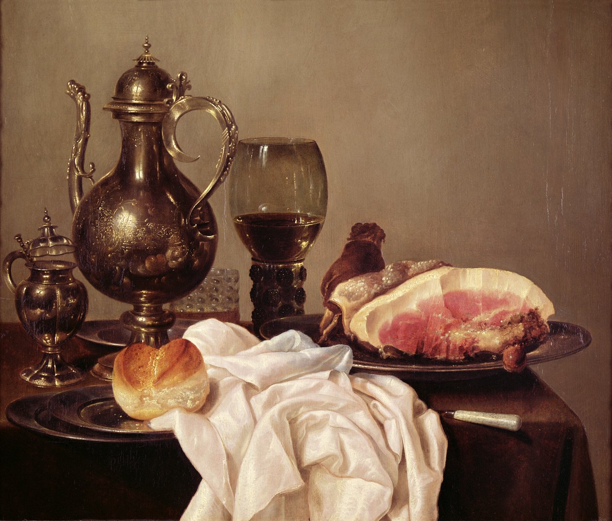Snídaně Zátiší od Willem Claesz. Heda