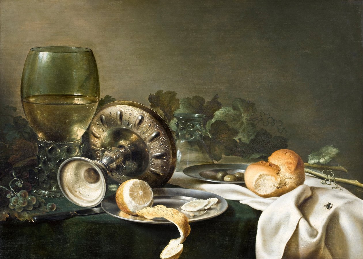 Nature morte - Still-Life - Malba Willema Claesze (Claeszoon) Heda (1594-1680) - Hallwylska Museet, Stockholm © Fine Art Images / Leemage od Willem Claesz. Heda