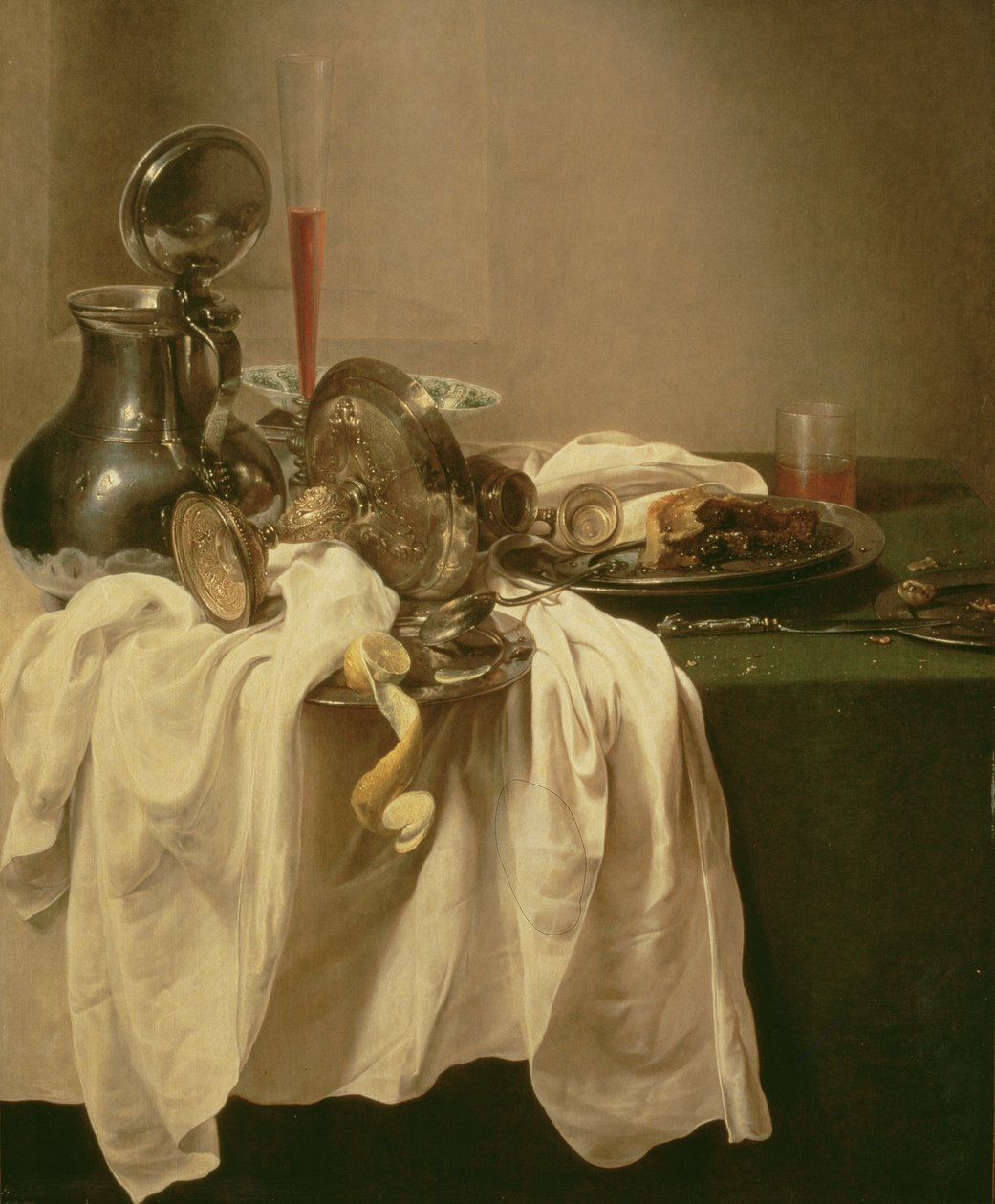 Zátiší (olej na plátně) od Willem Claesz. Heda