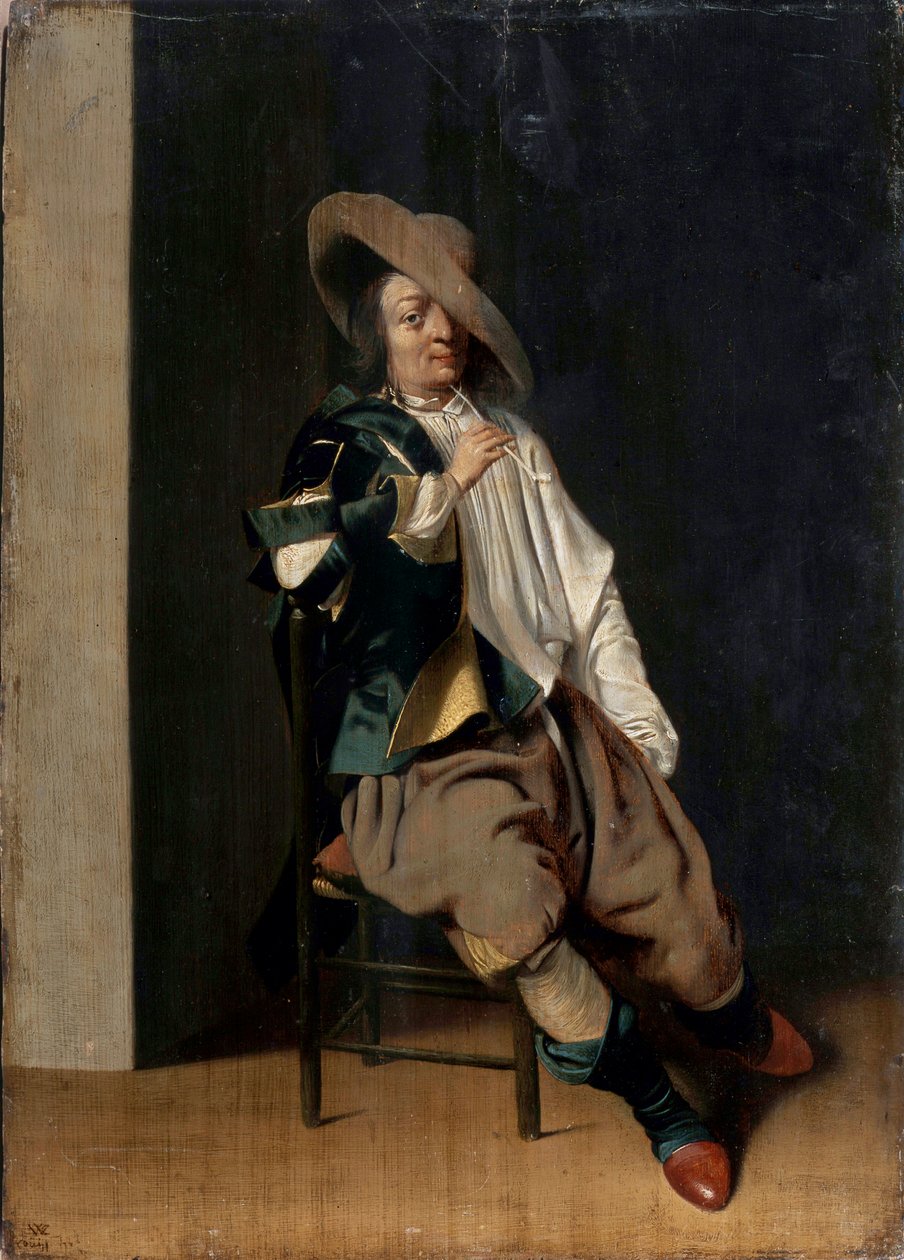 Kuřák, 17. století. od Willem Cornelisz Duyster