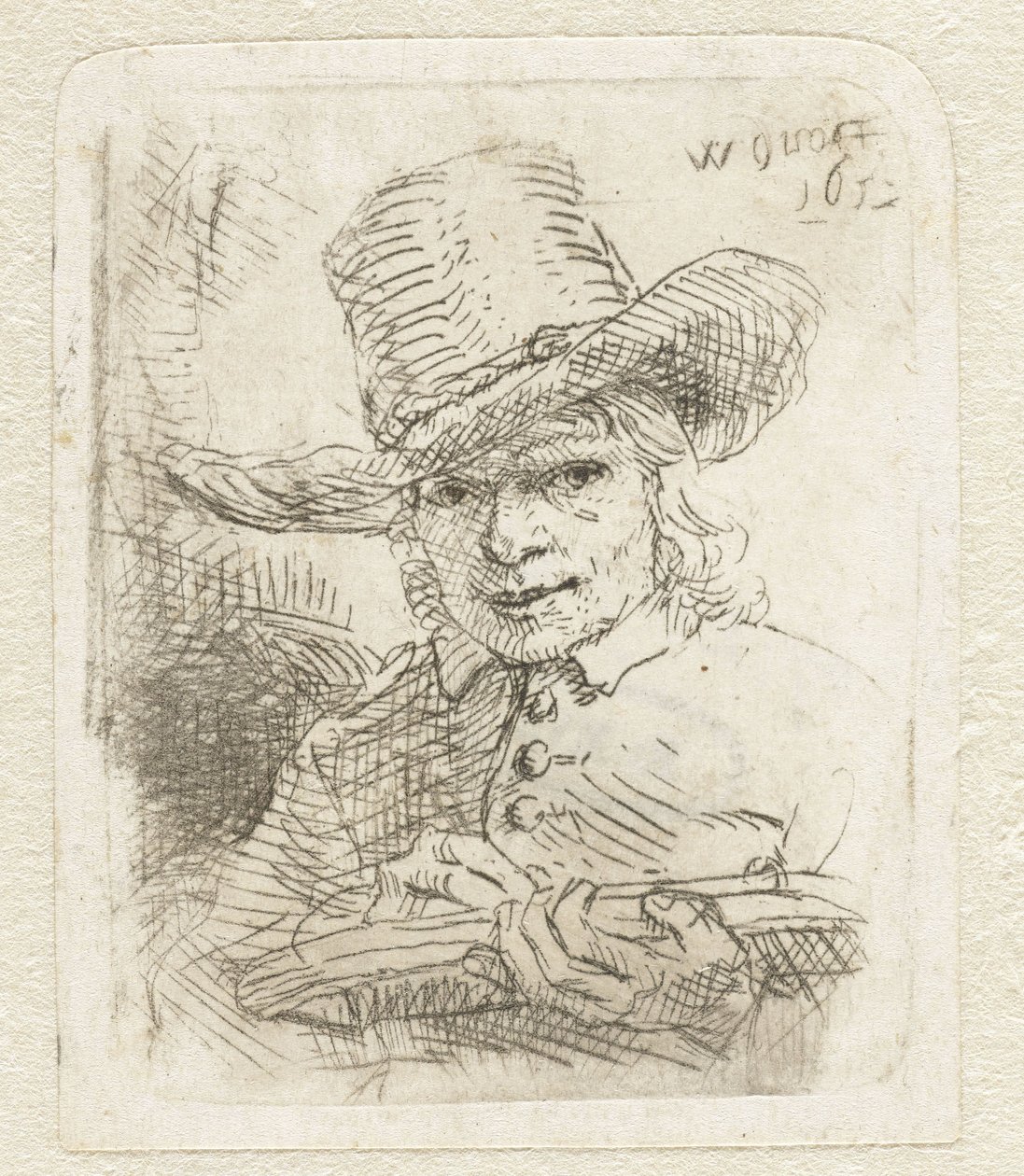 Autoportrét od Willem Drost