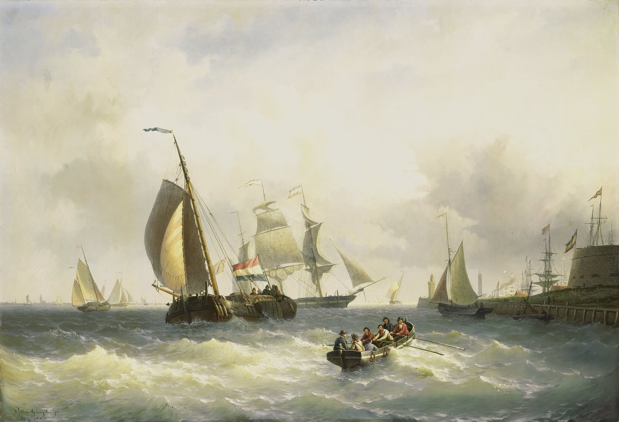 Anchorage v Bremerhavenu od Willem Gruyter jr.