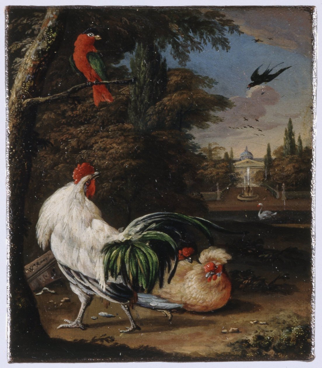 Ptáci v parku od Willem Hendrik Wilhelmus van Royen