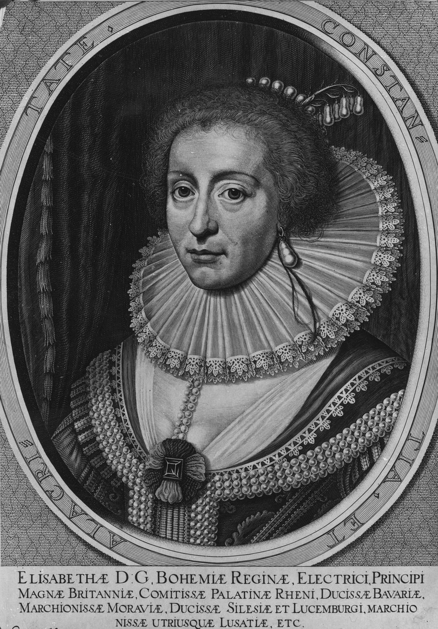 Alžběta, česká královna, 1630 od Willem Hondius