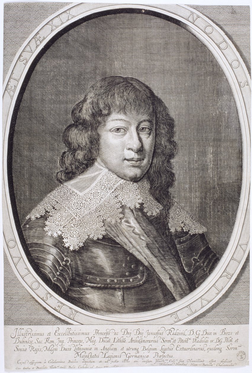 Janusz Radziwill (1612-55) 1633 od Willem Hondius